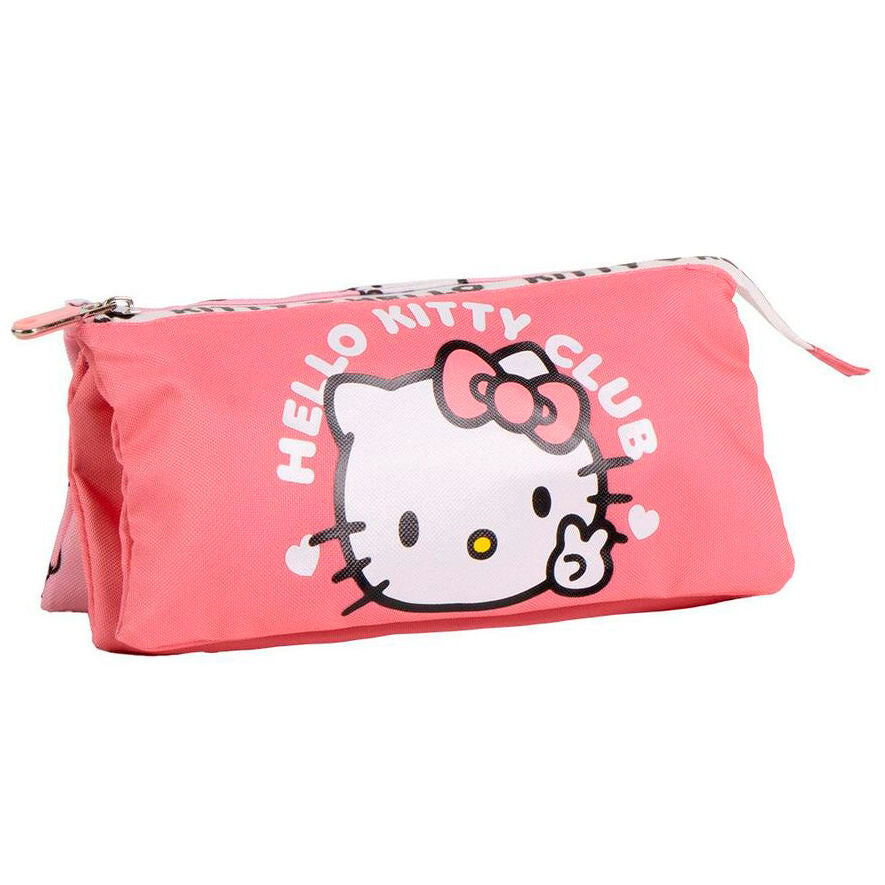 Estuche Hello Kitty triple