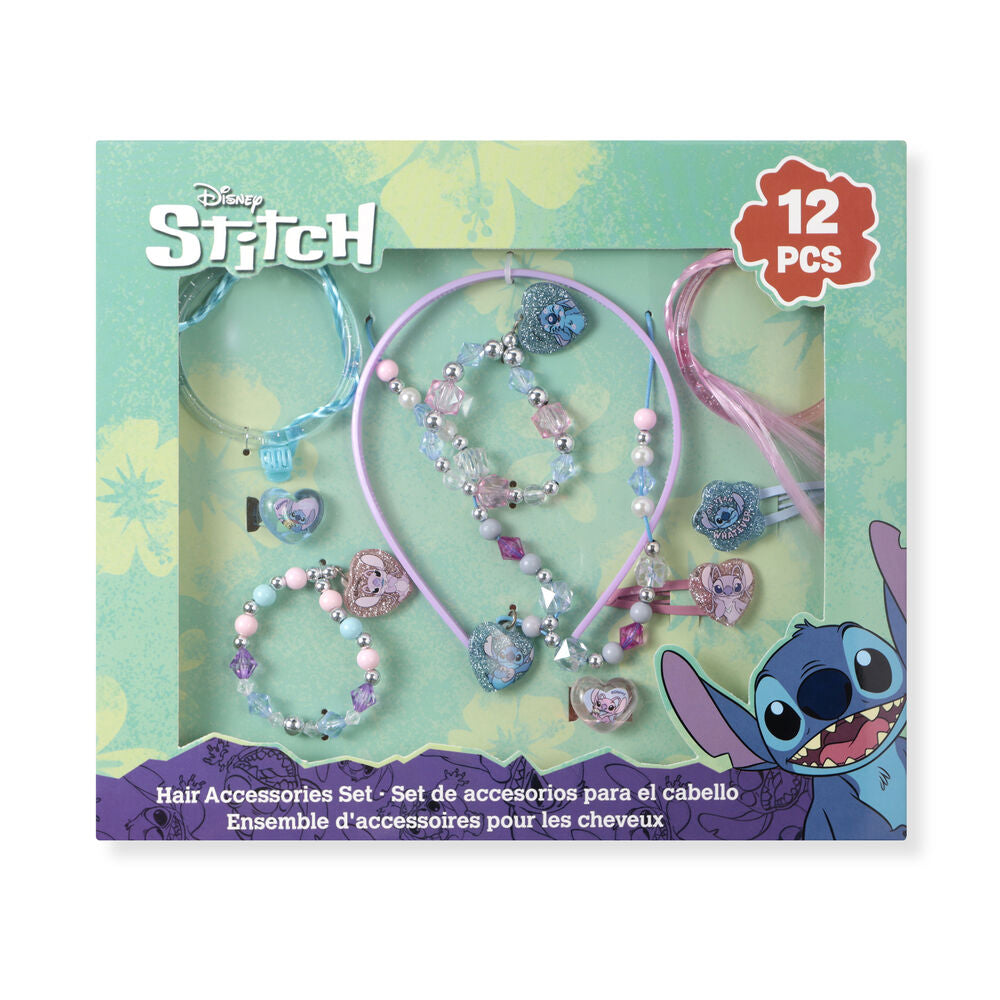 Conjunto de bijuteria Stitch da Disney