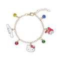 Pulseira com pendentes da Hello Kitty and Friends