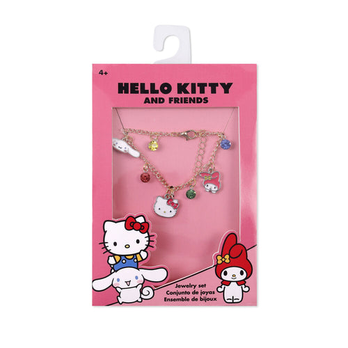 Pulseira com pendentes da Hello Kitty and Friends