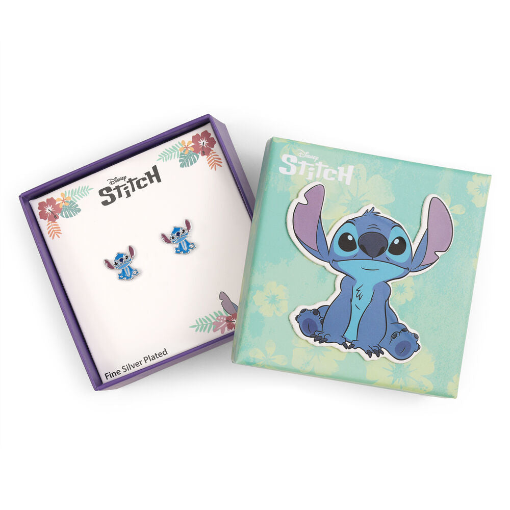 Brincos Stitch Disney prateados