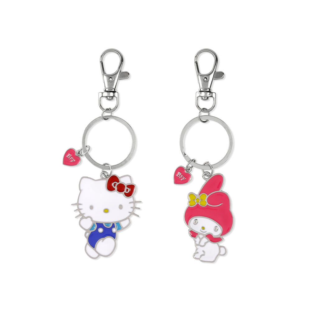 Set de 2 llaveros de Hello Kitty y sus amigos