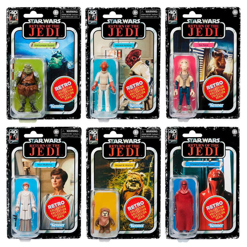 Star Wars Return of the Jedi Retro Collection 3.75-inch Action Figure 6-Pack Assortment