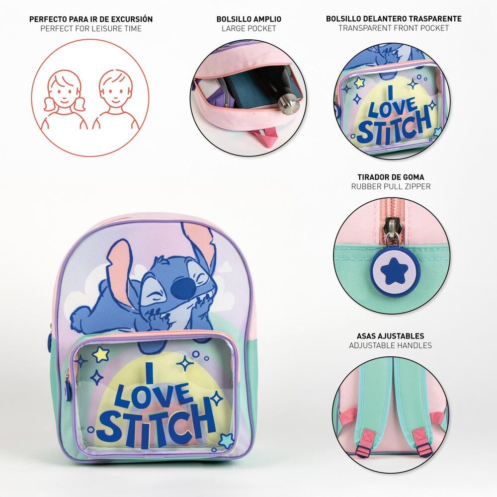 Mochila Disney Stitch 30cm