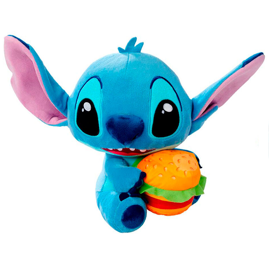 Disney Stitch Hamburger Plush 25cm