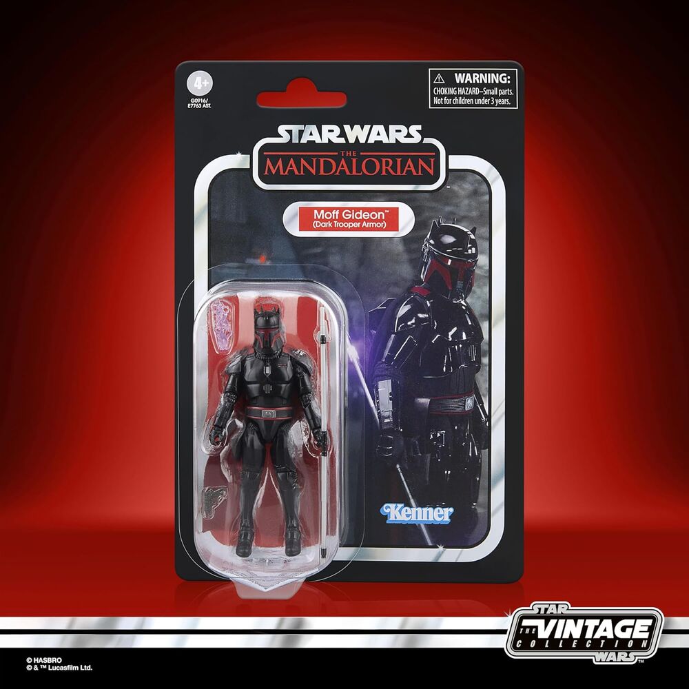 Figura Moff Gideon Dark Trooper Armor The Mandalorian Star Wars 9,5 cm - imagem 2