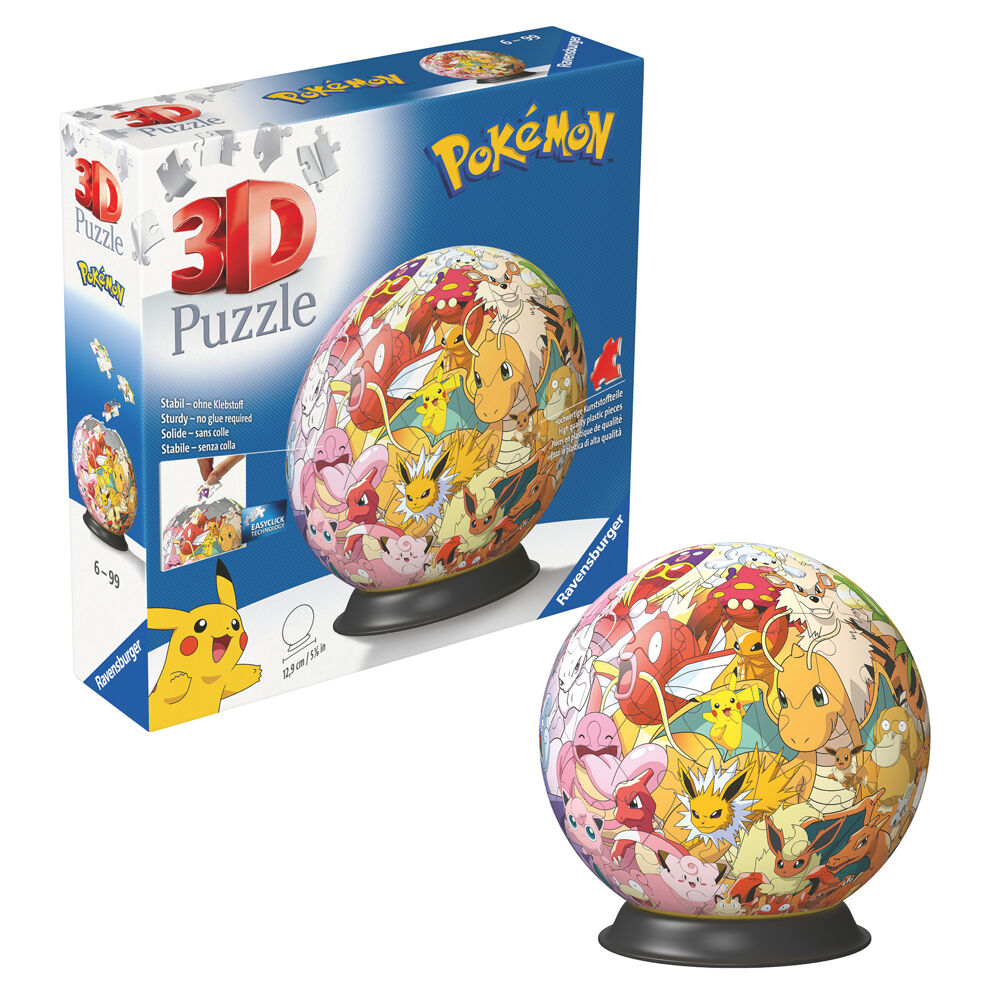 Puzzle 3D Pokemon 72 peças