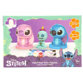 Conjunto de 3 figuras de gesso para pintar - Stitch da Disney