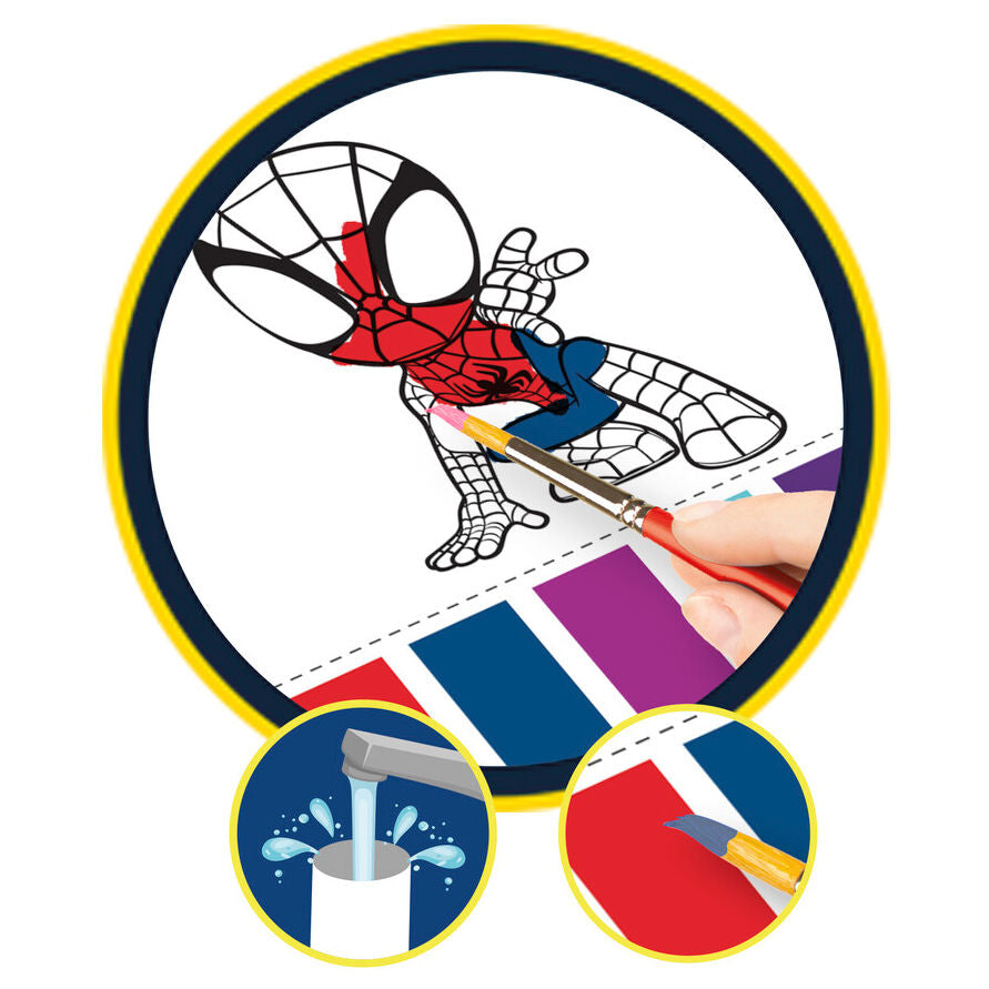 Estação de desenho Roll & Go - Spidey Marvel