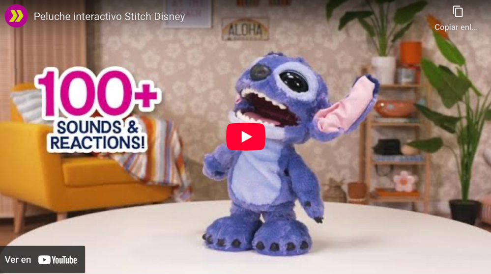 Peluche interactivo Ultimate Stitch Disney