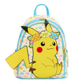 Mochila Floral Pikachu Pokemon Loungefly
