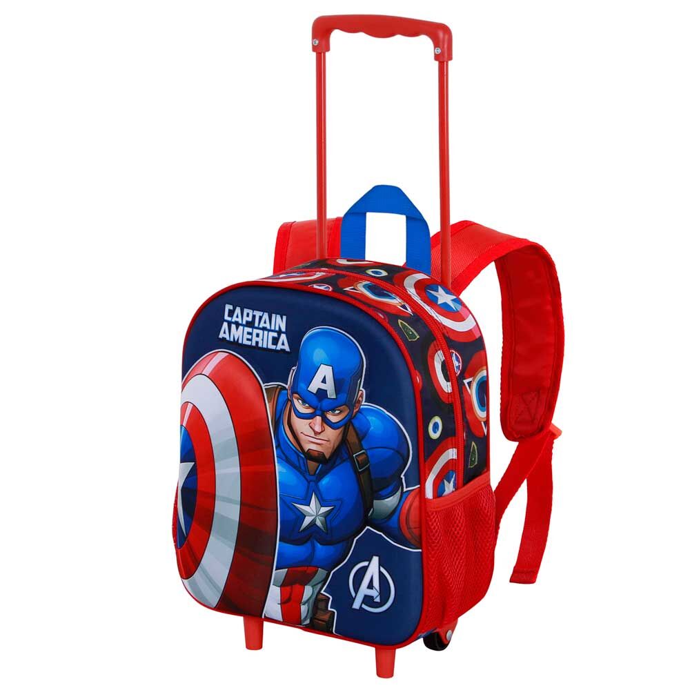 Trolley 3D Patriot Capitão America Marvel 34cm