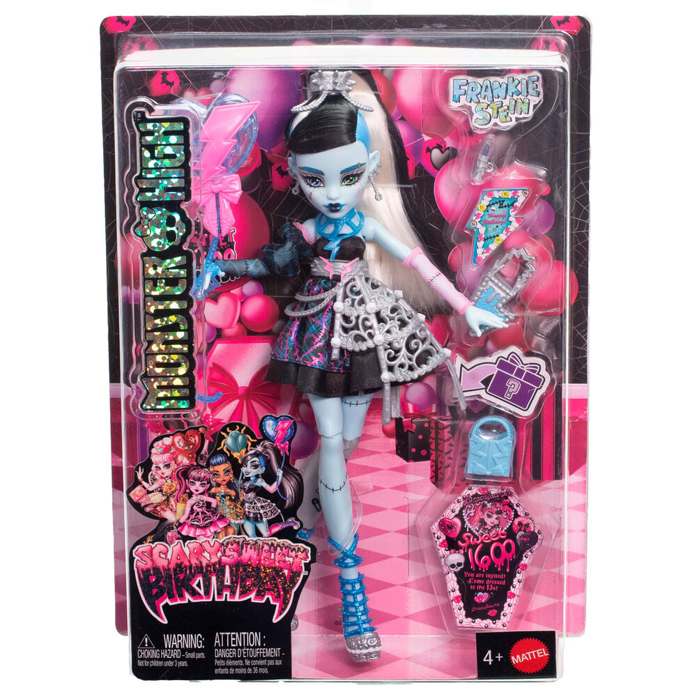 Boneca Frankie Stein Scary Sweet Birthday 1600 Monster High
