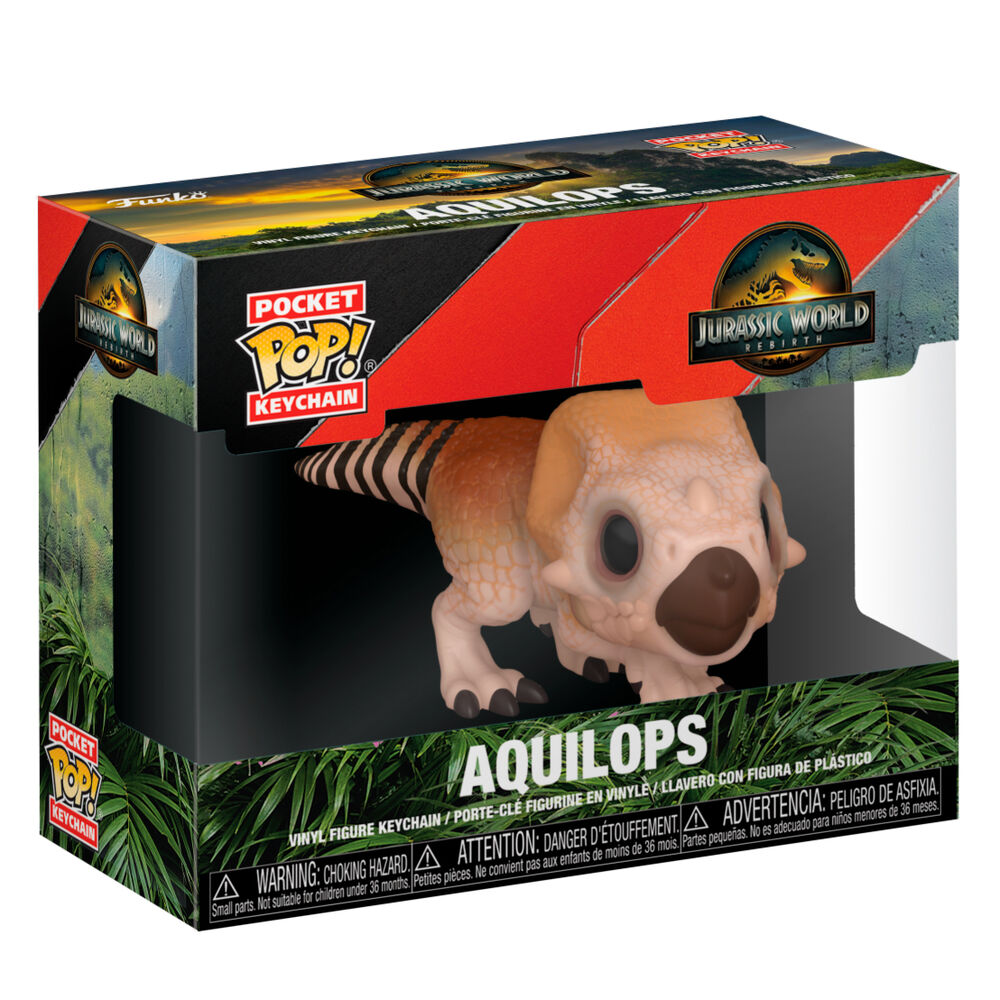 Keychain Pocket POP Jurassic World Aquilops