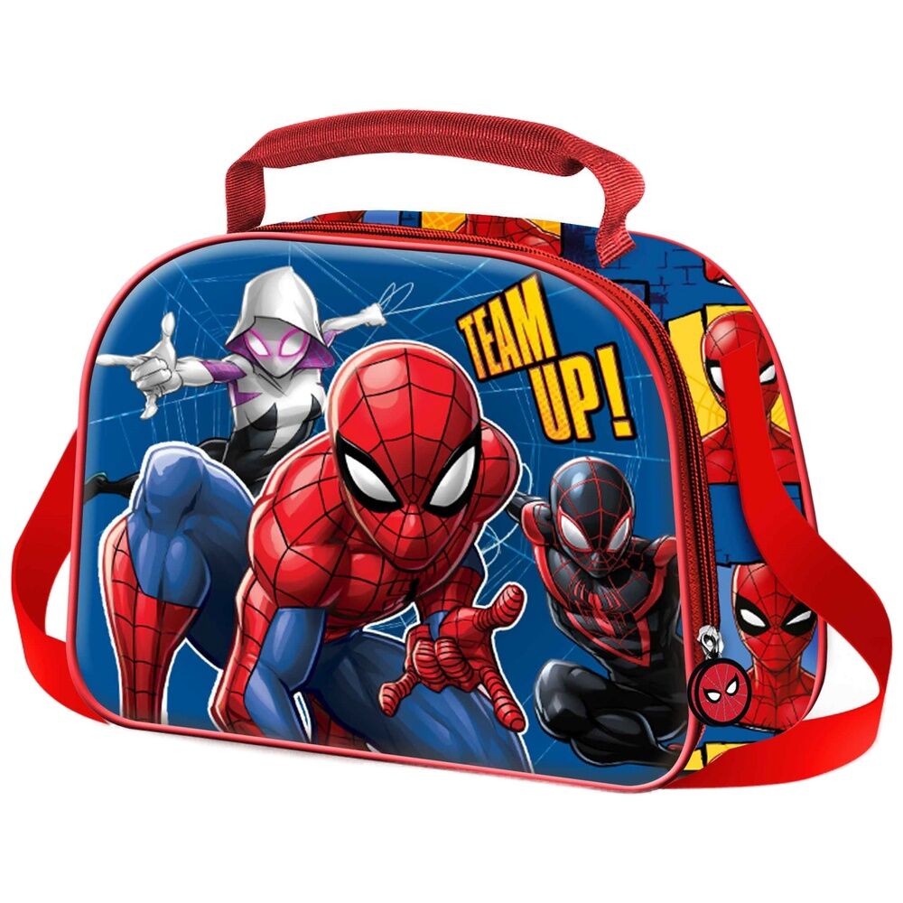 Lancheiras 3D Best Team Spiderman Marvel