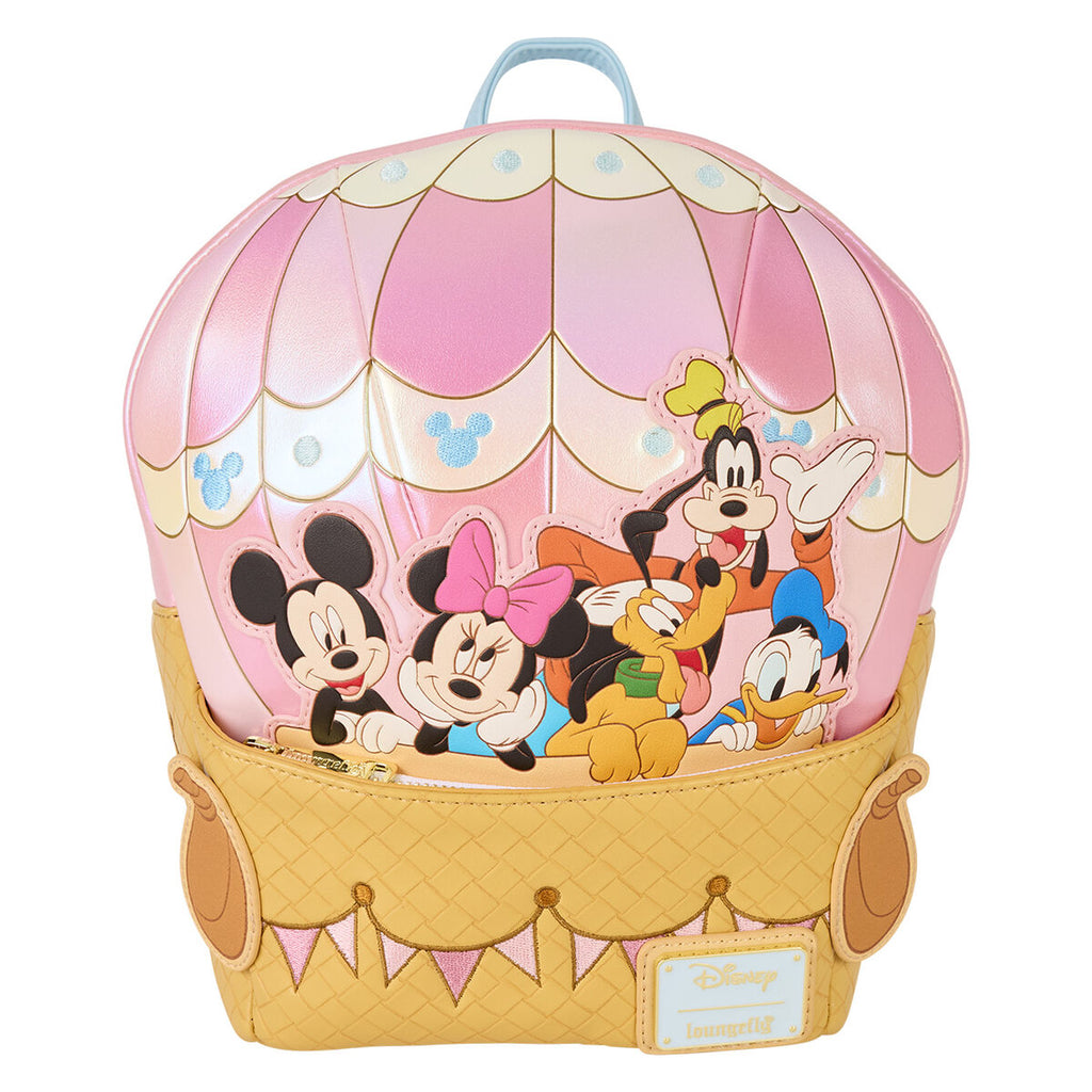 Mochila con forma de globo aerostático Mickey & Friends Disney Loungefly 26cm