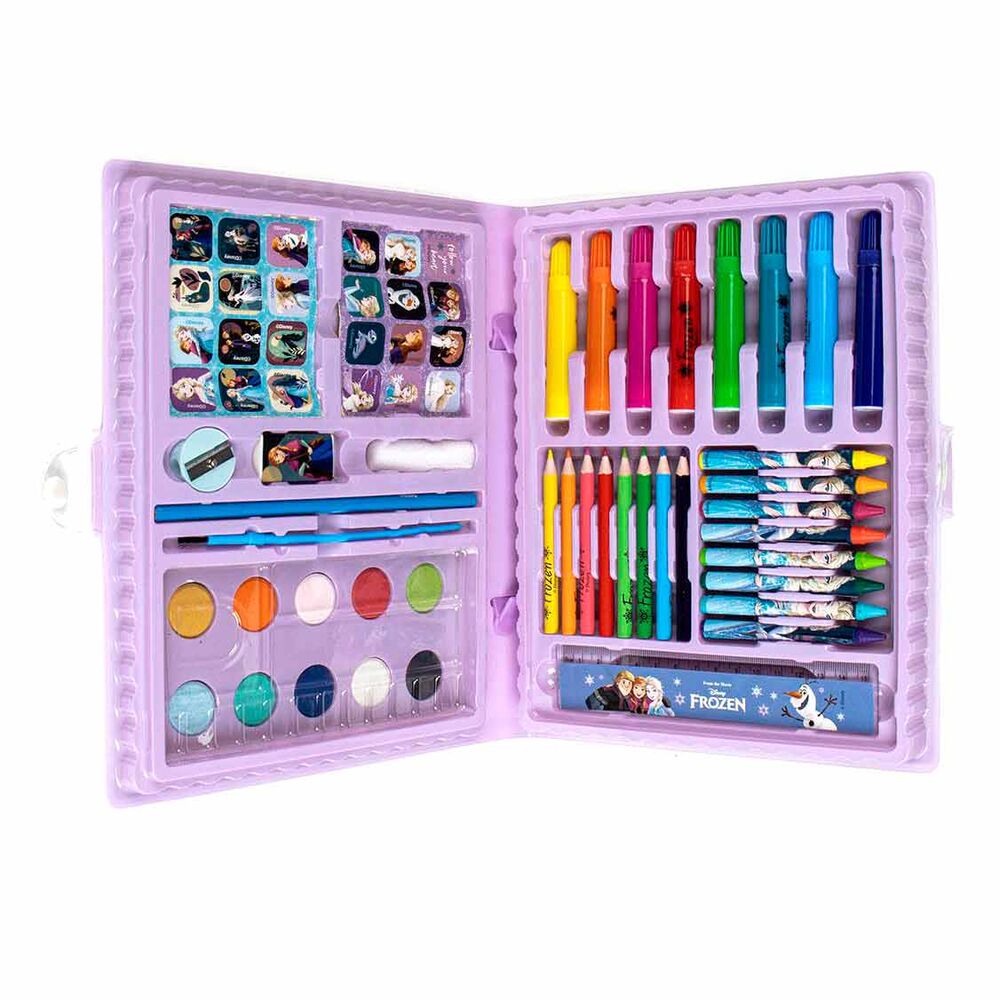 Set de papelería Disney Frozen, 52 piezas.
