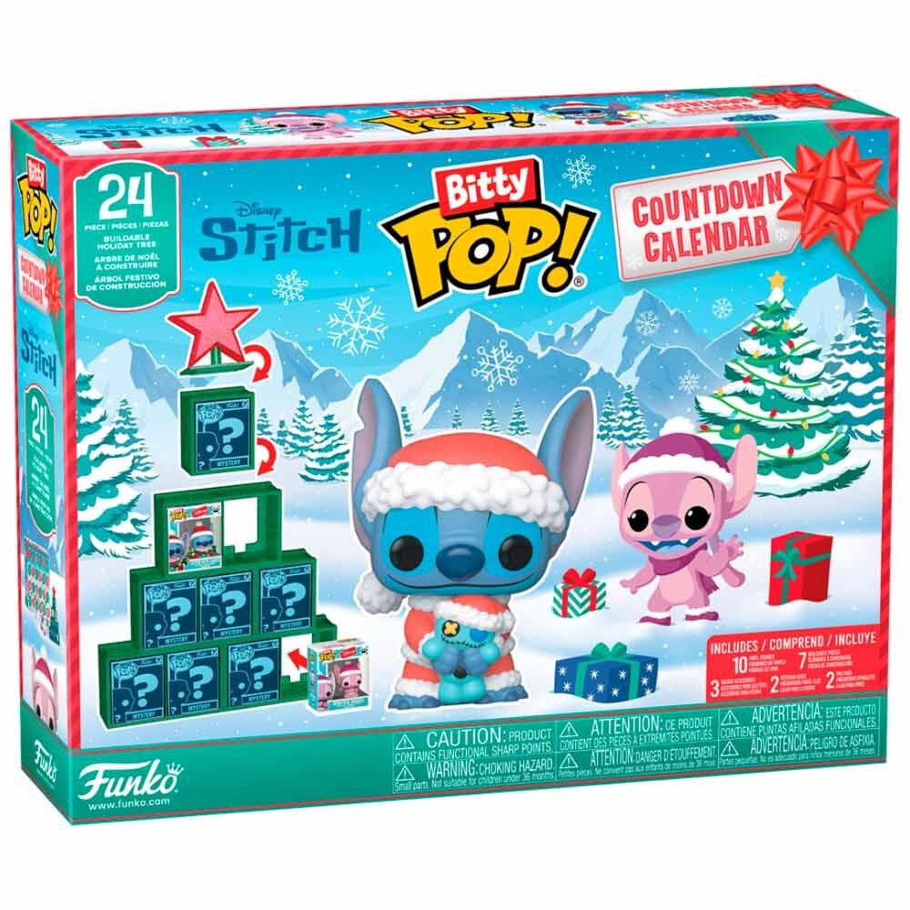 Calendário do Advento Funko Bitty POP! Disney Stitch – 24 Surpresas