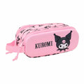 Estojo duplo 3D Kuromi Hello Kitty