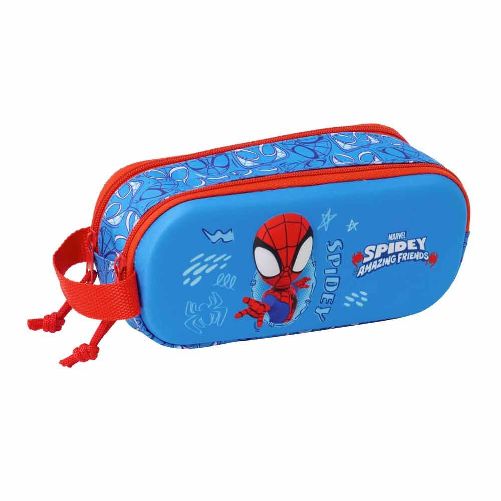 Estojo duplo 3D Spidey Marvel