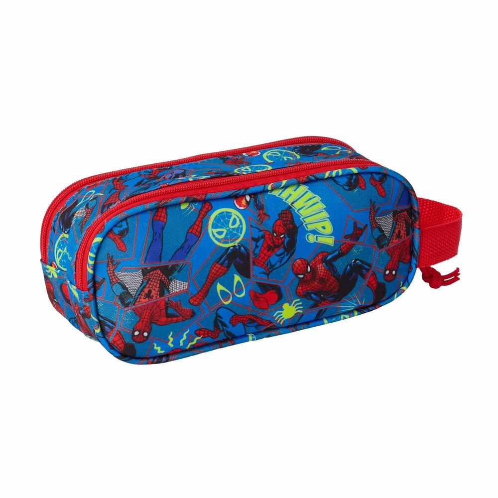 Estojo Duplo 3D Spiderman Marvel