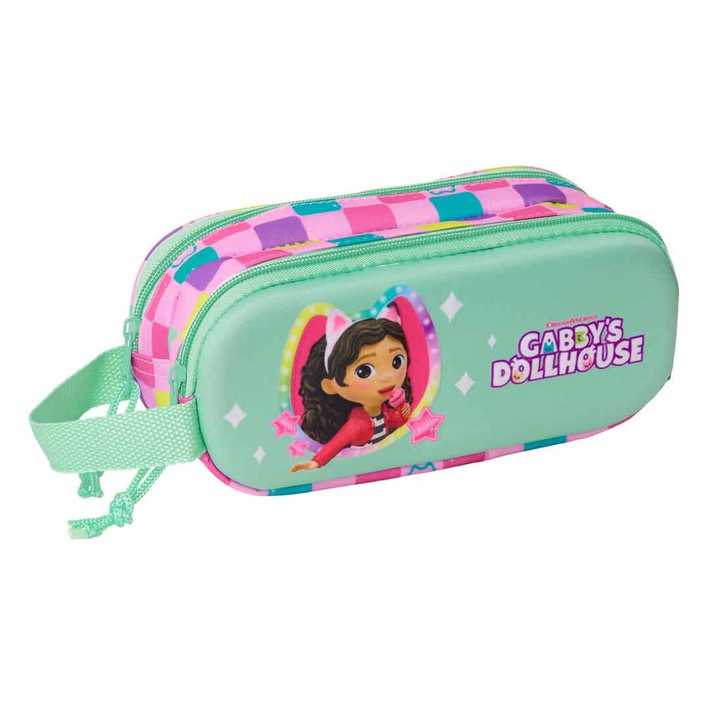 Estojo duplo 3D Gabby’s Dollhouse