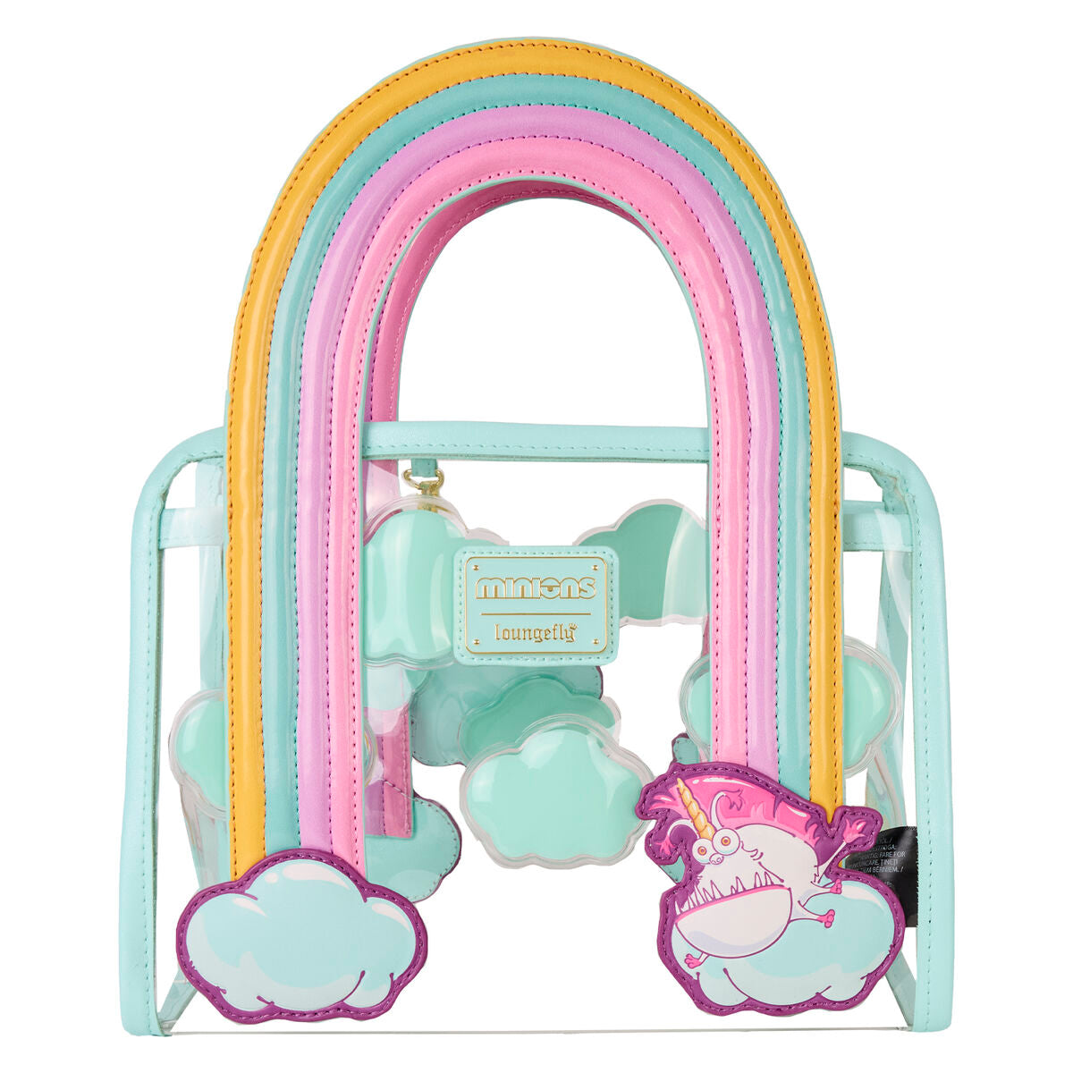 Loungefly Fluffy Unicorn Minions Crossbody Bag
