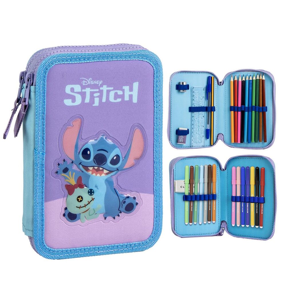 Stitch Disney double pencil case