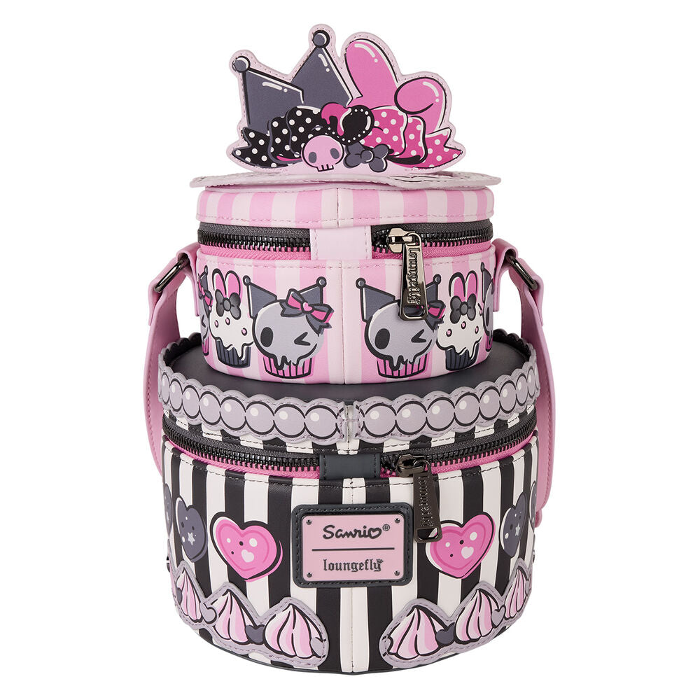 Bolsa de ombro My Melody and Kuromi Sanrio Loungefly