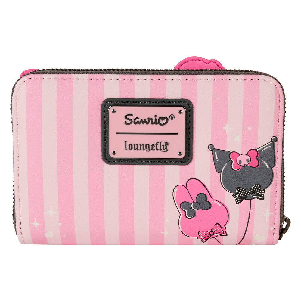 Carteira My Melody and Kuromi Sanrio Loungefly