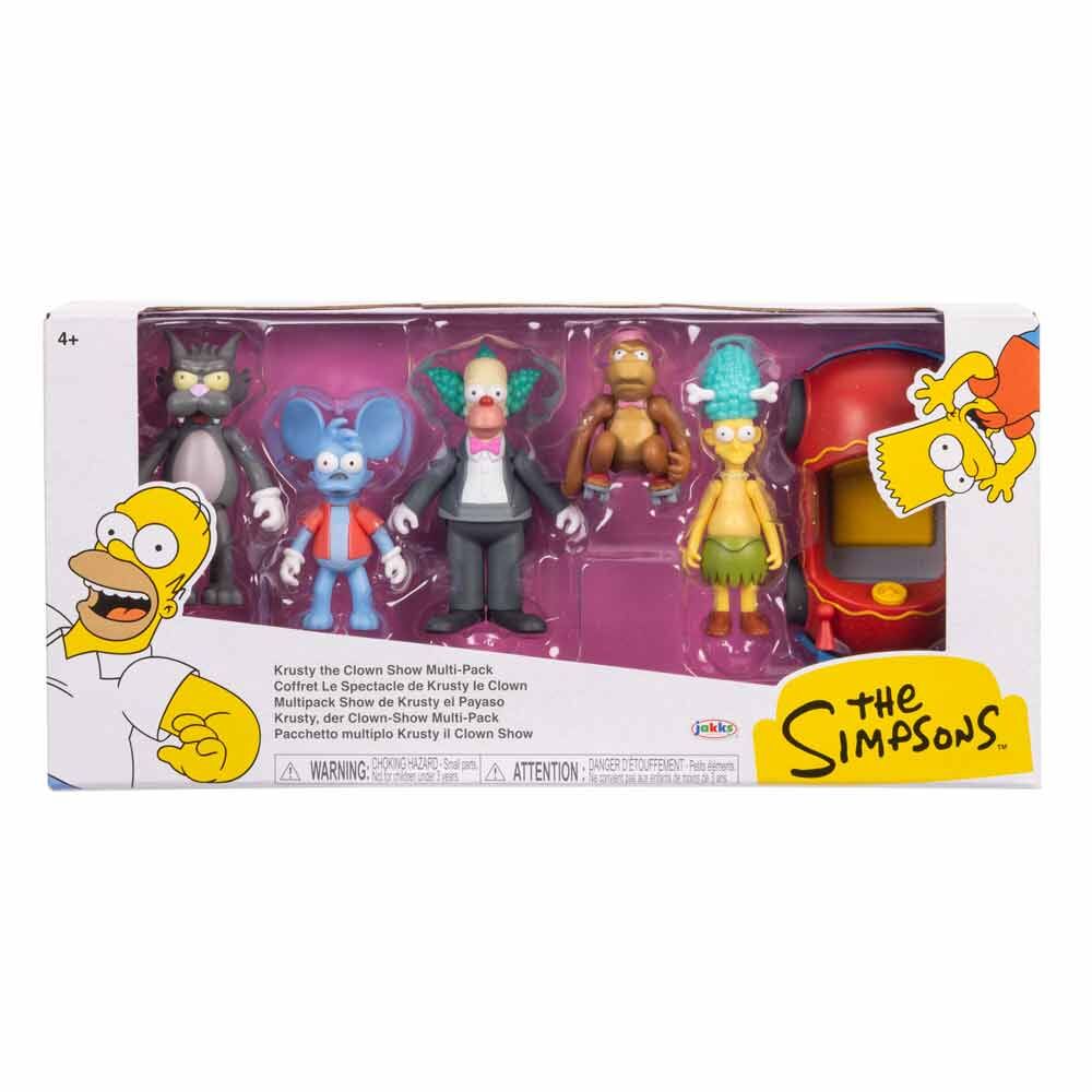 Conjunto com 6 figuras dos Simpsons 7 cm