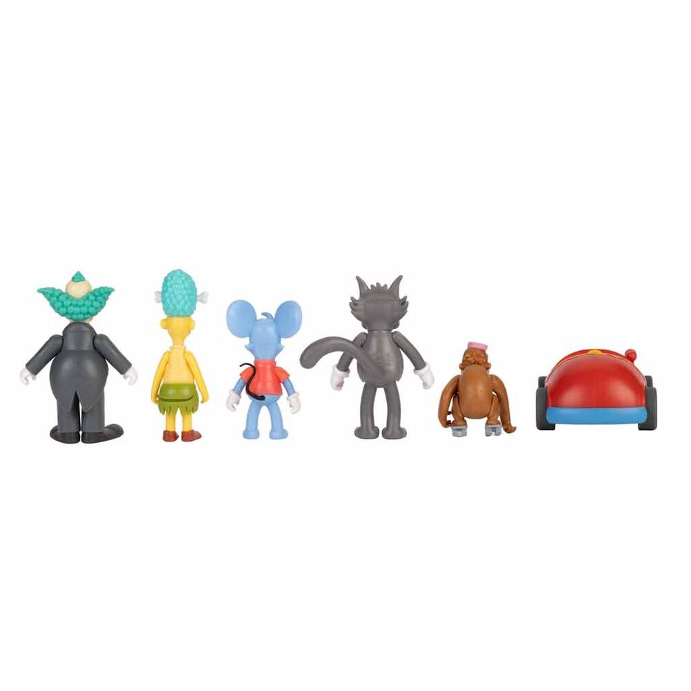 Conjunto com 6 figuras dos Simpsons 7 cm