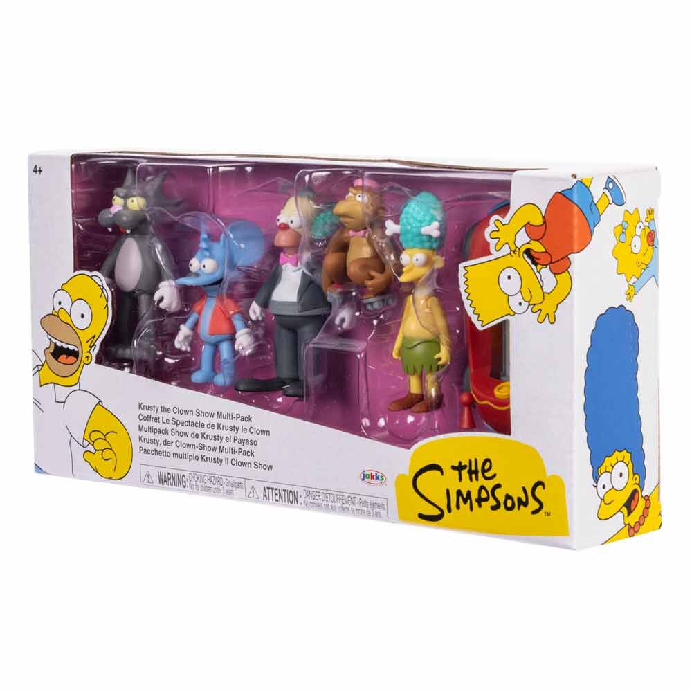 Conjunto com 6 figuras dos Simpsons 7 cm
