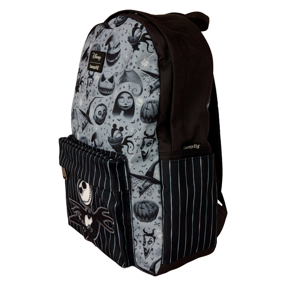 Mochila de nailon Pesadilla Antes de Navidad Disney Loungefly 43cm