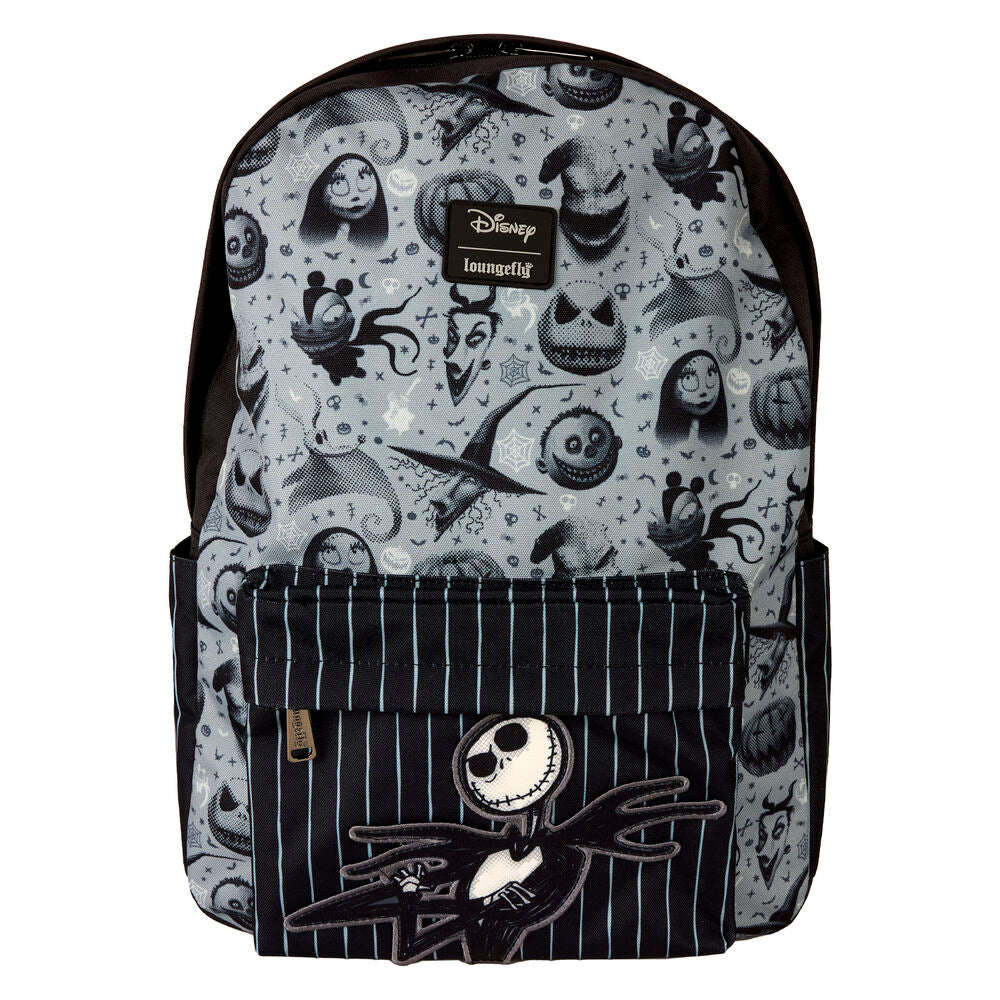 Mochila de nailon Pesadilla Antes de Navidad Disney Loungefly 43cm
