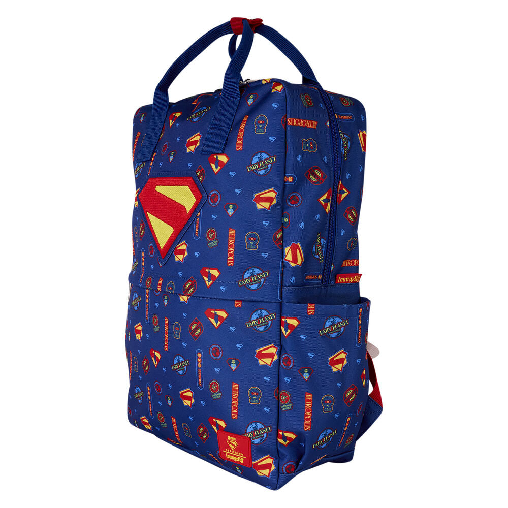 Mochila de nailon Superman Marvel Loungefly 43cm