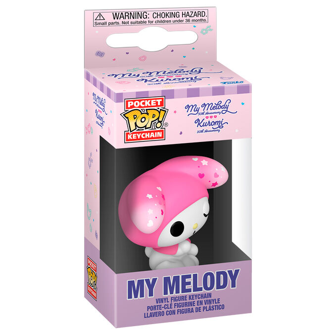 Pocket POP Hello Kitty 50th Anniversary My Melody Keychain