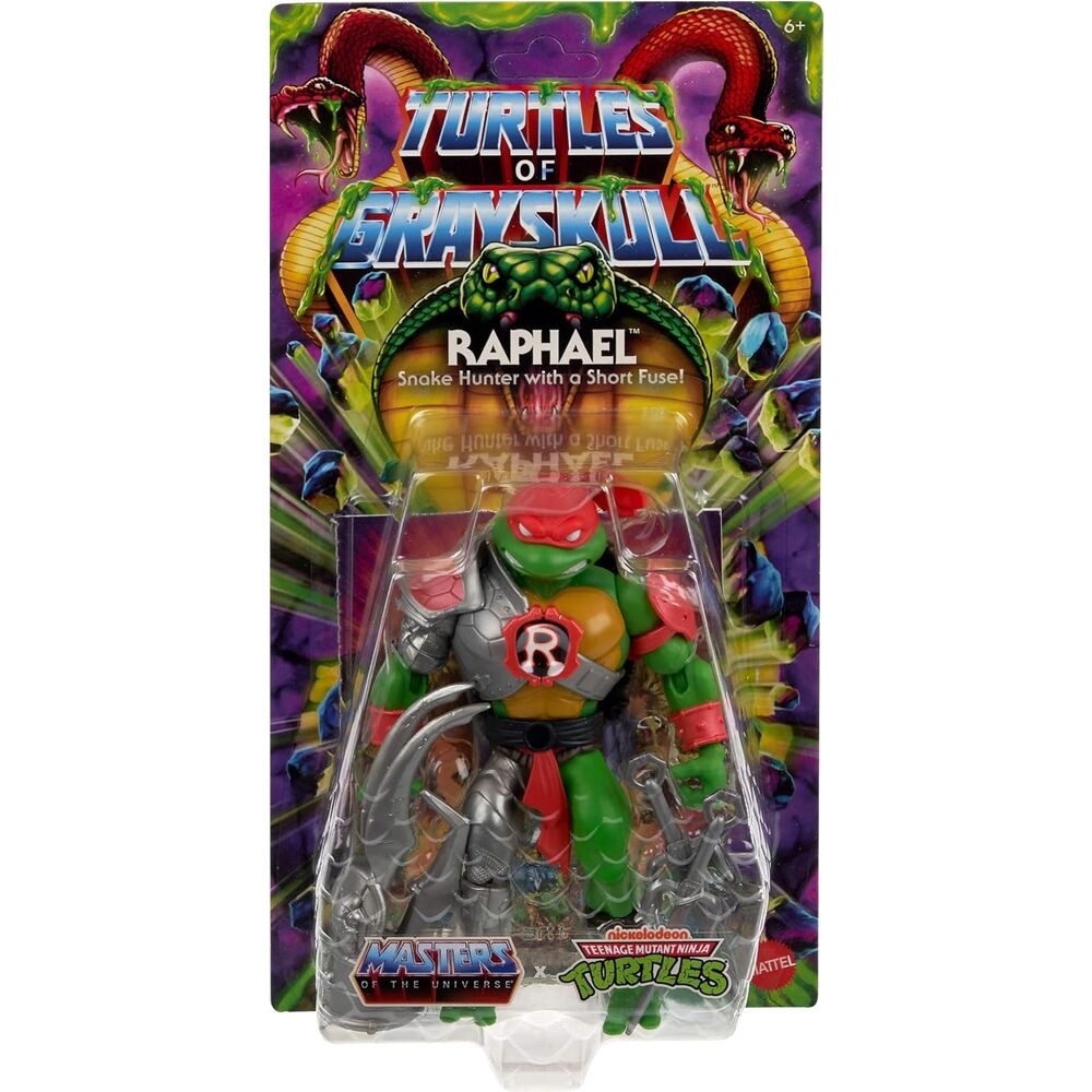 Figura Raphael Turtles of Grayskull Masters of the Universe 14cm - imagem 3