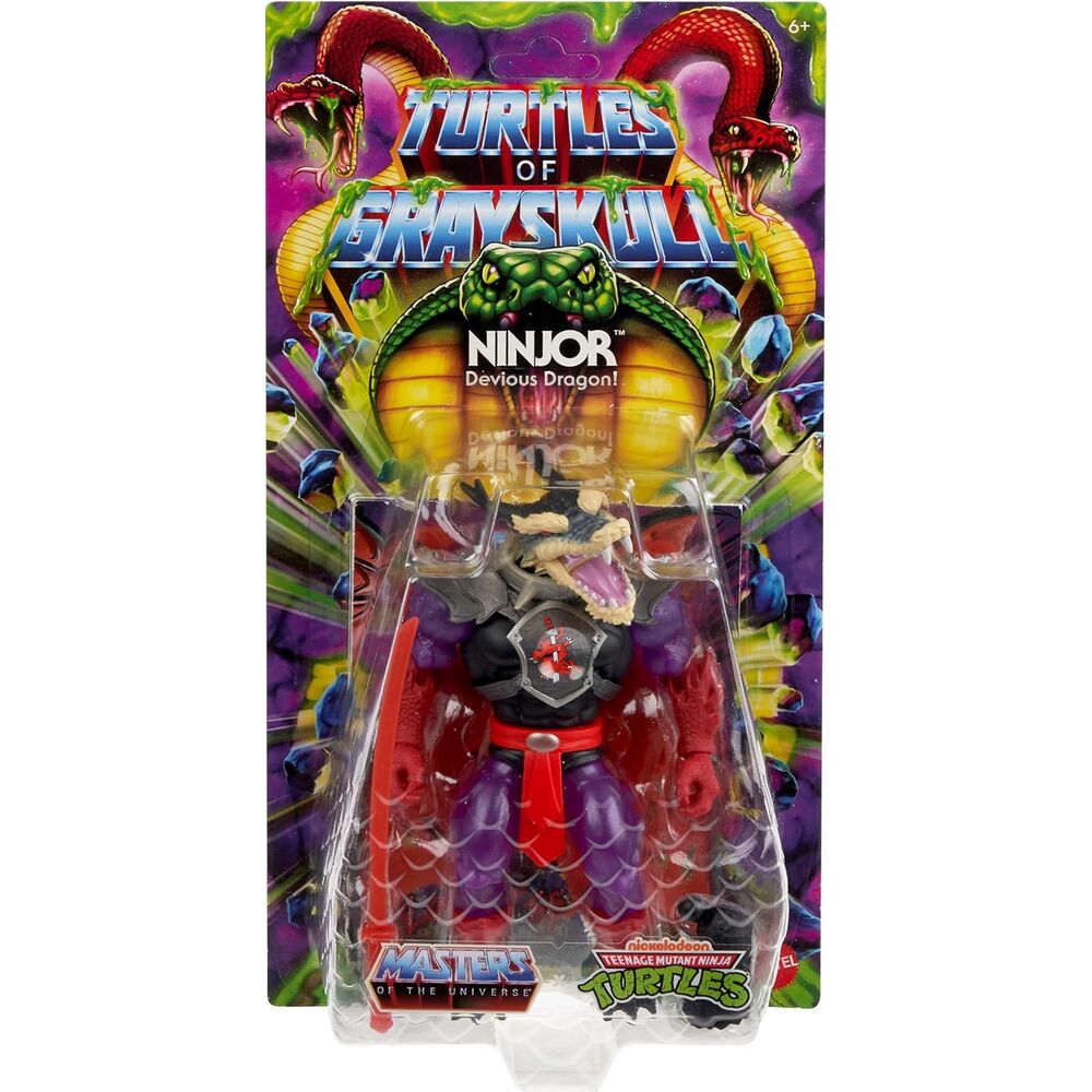 Figura Mutated Ninjor Turtles of Grayskull Masters of the Universe 14cm - imagem 4