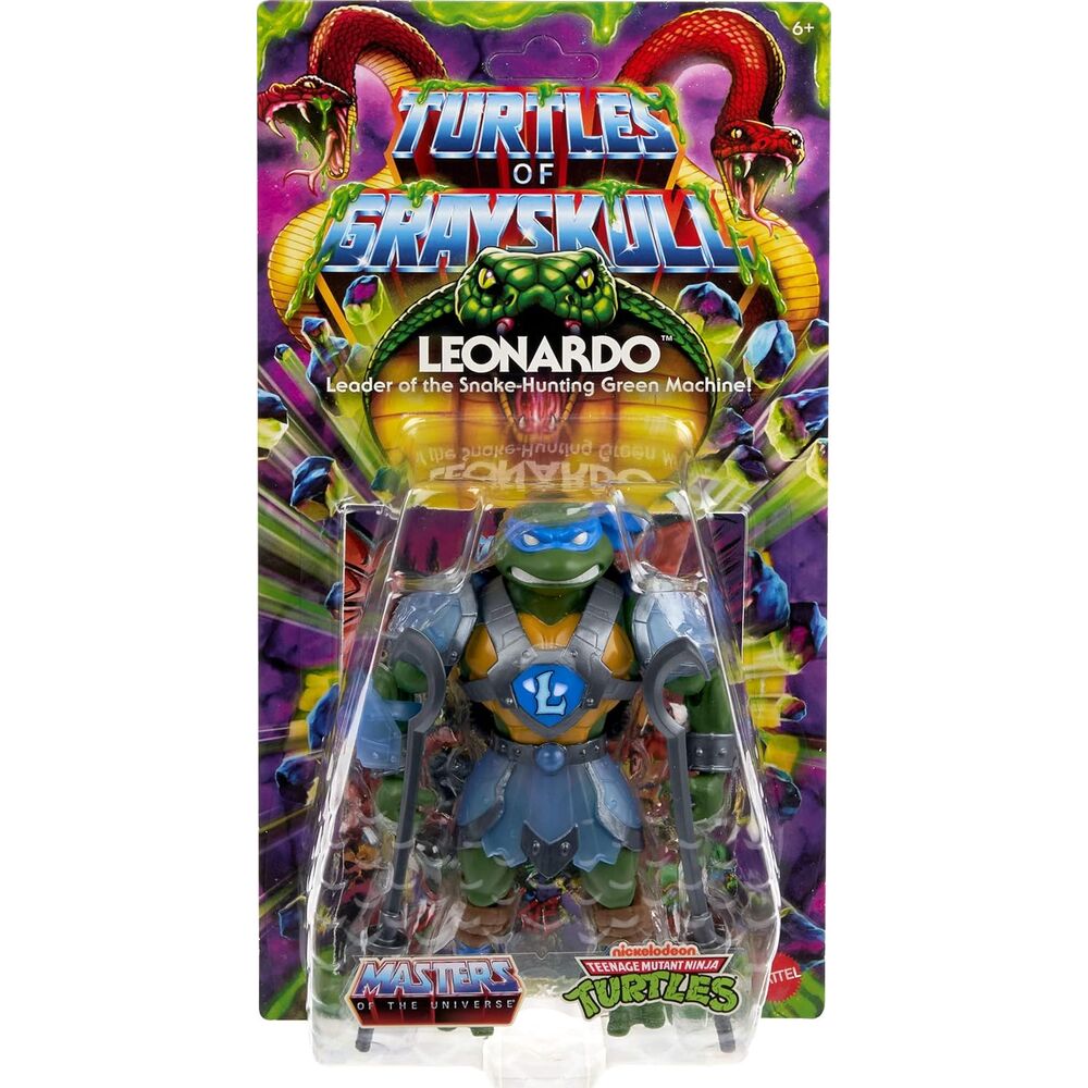 Figura Leonardo Turtles of Grayskull Masters of the Universe 14cm - imagem 4