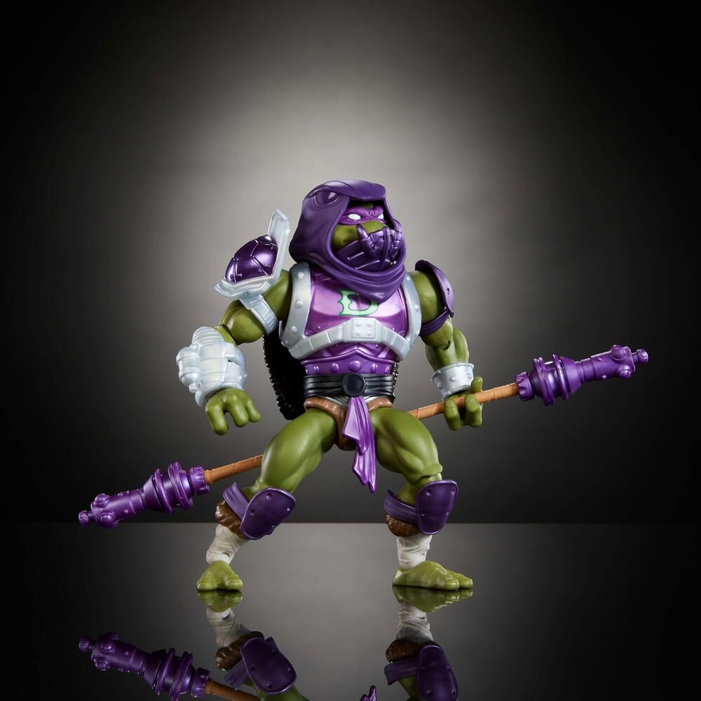 Figura Donatello Turtles of Grayskull Masters of the Universe 14cm - imagem 4