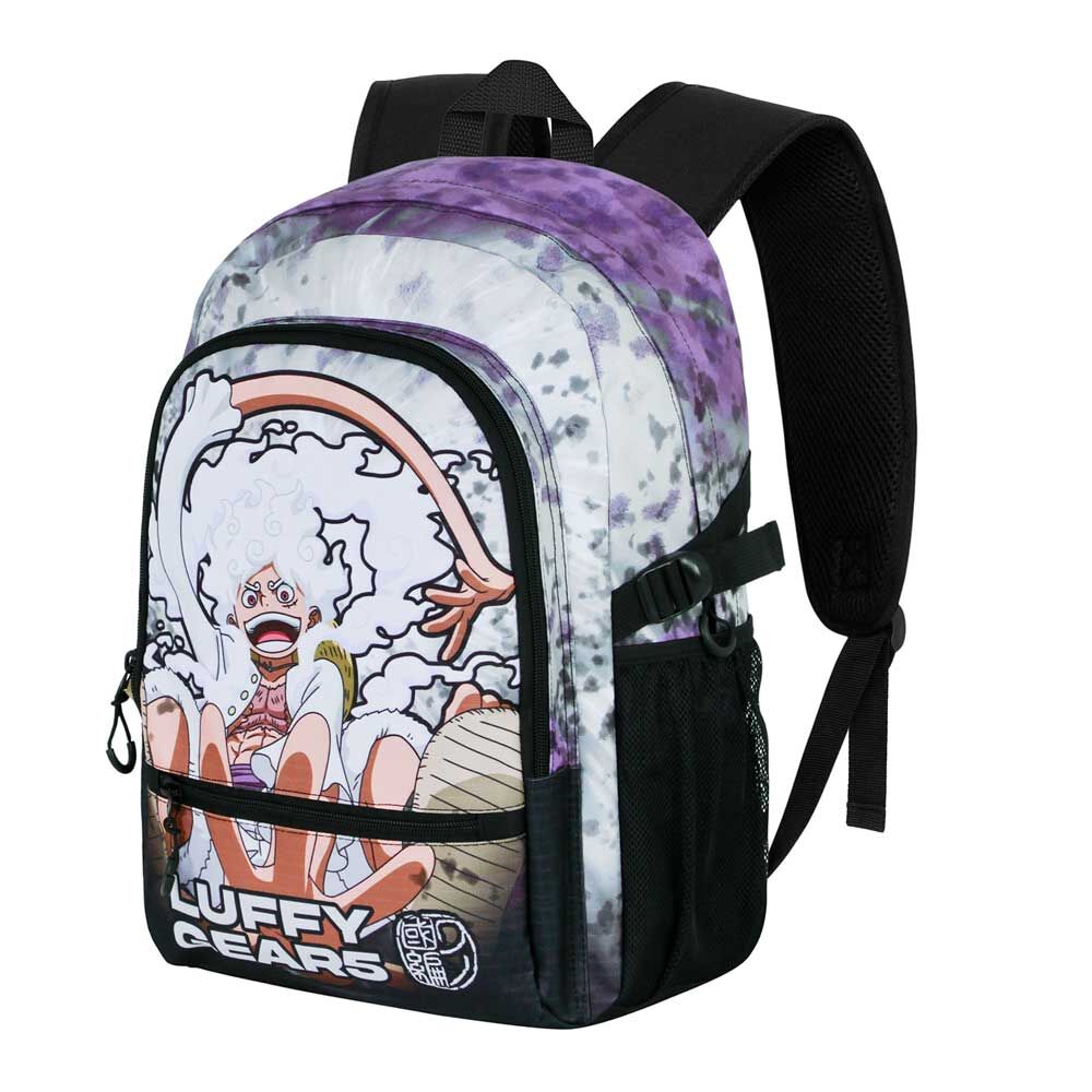 Mochila Luffy Gear 5 One Piece 44cm adaptável