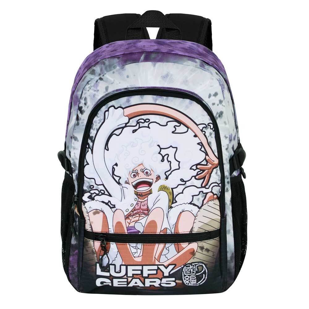 Mochila Luffy Gear 5 One Piece 44cm adaptável