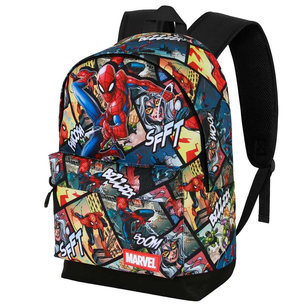 Mochila con Paneles Spiderman Marvel 44cm adaptable