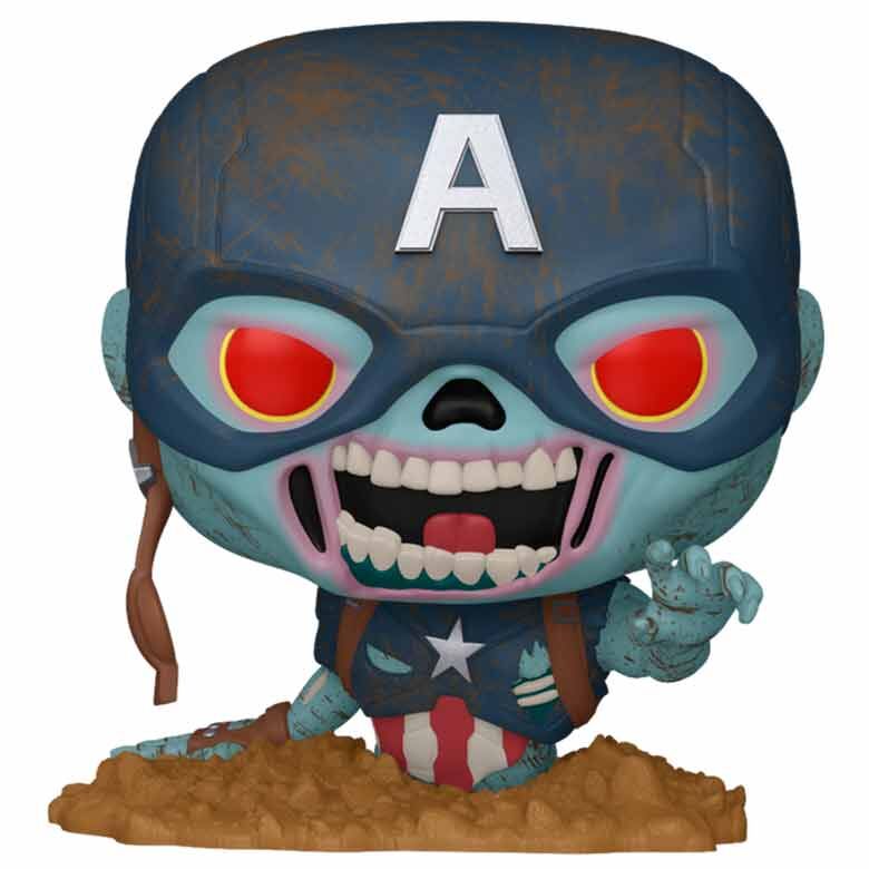 Figura POP de Marvel - Capitán América de Marvel Zombies