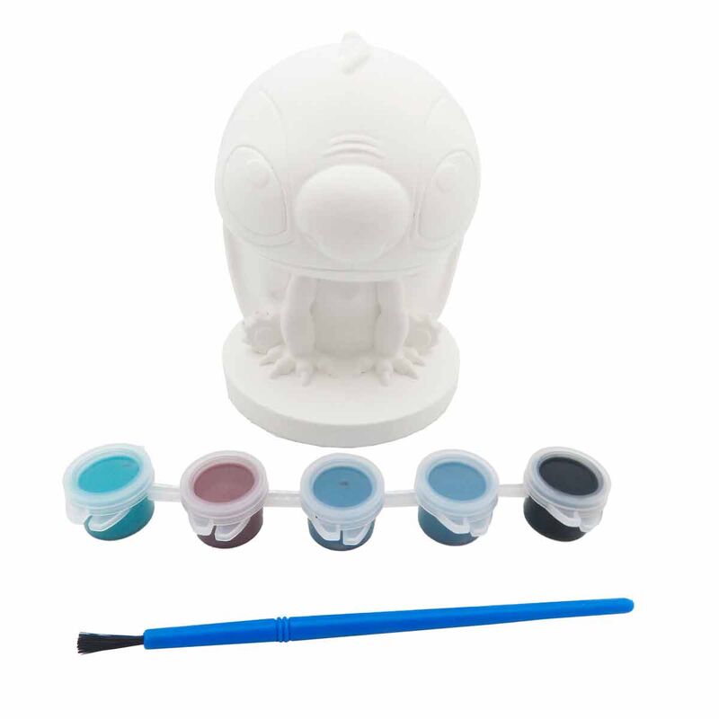 Figura de gesso do Stitch da Disney para pintar
