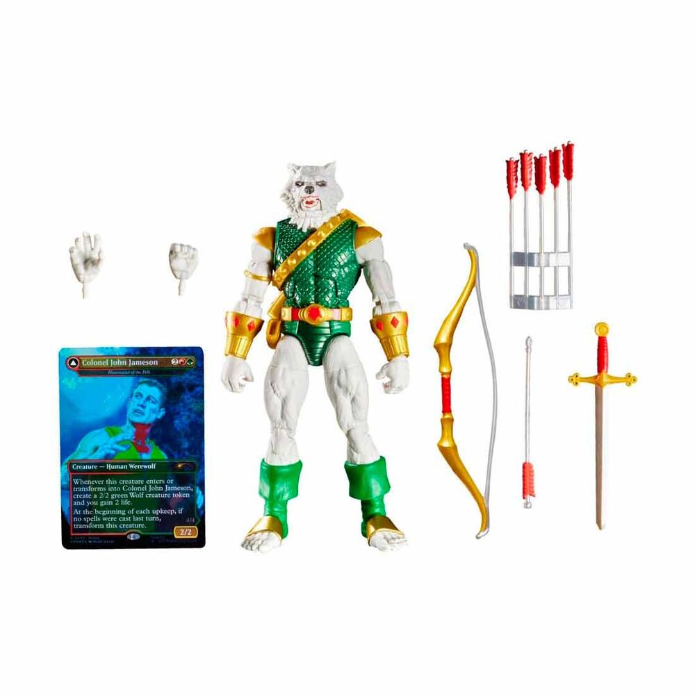 Figura Man-Wolf Magic The Gathering Spider-Man Marvel 15 cm - imagem 2