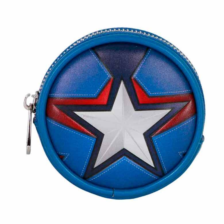 Monedero de piel Capitán América Marvel