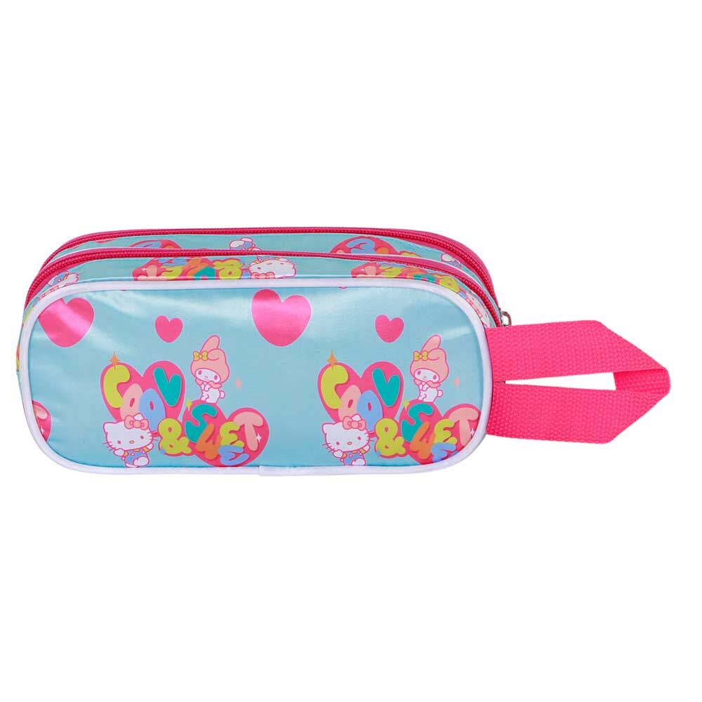 Estojo duplo 3D Friendship Hello Kitty