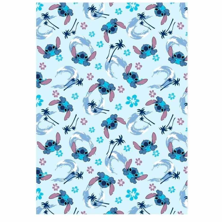 Manta Coralina Stitch Disney 110x140 cm